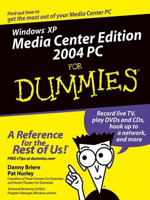 cover image of Windows XP Media Center Edition 2004 PC For Dummies